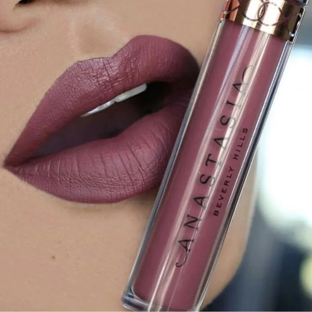 NEW Anastasia Beverly Hills Liquid Lipstick Poet Dusty Nude Pink Full Size NWOB